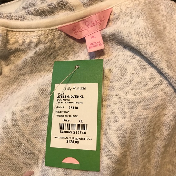 NWT Lilly Pulitzer Harmon Hoodie Size XL LAST ONE! - Picture 8 of 8